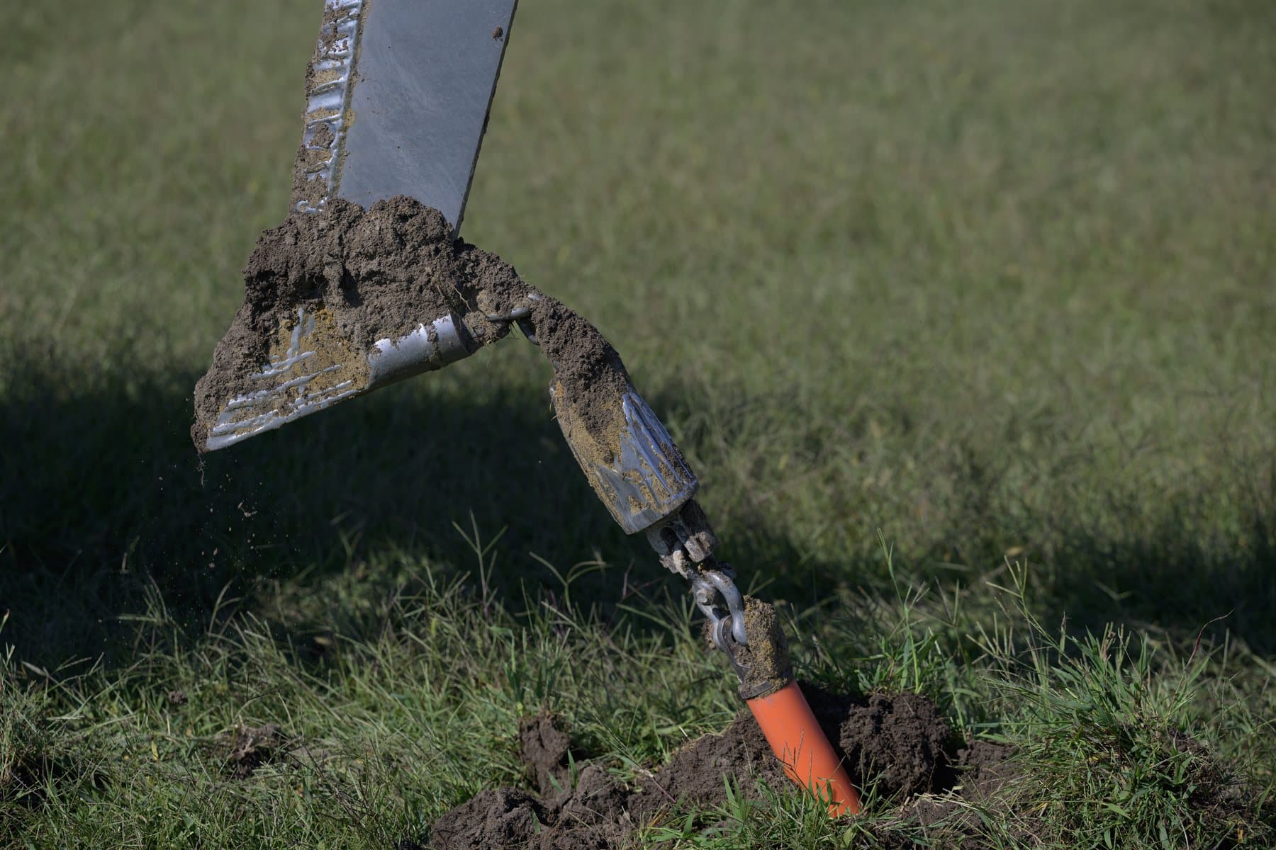 Intervention fibre sur le terrain